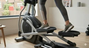 Large, cushioned anti-slip foot pedals designed for comfortable long-duration cardio sessions.