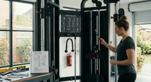 Proper positioning and safety tips for installing a cable machine