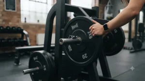 Side-by-side comparison illustrating the difference in spinal loading between belt squats and traditional back squats.