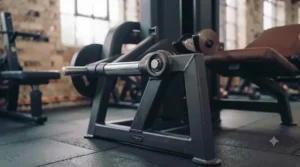 Durable steel frame construction of a commercial leg extension unit