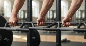 Comparison of wrist and shoulder alignment between a neutral-grip barbell and standard barbell.